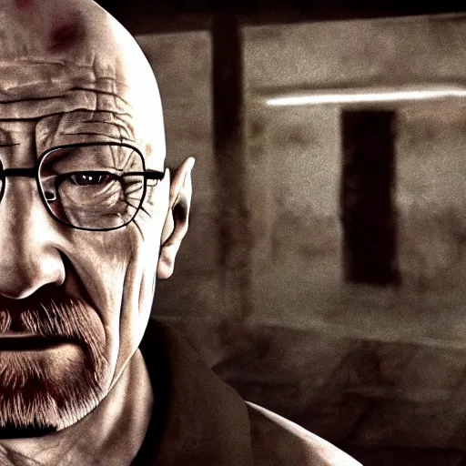 Image similar to Walter White in Silent hill