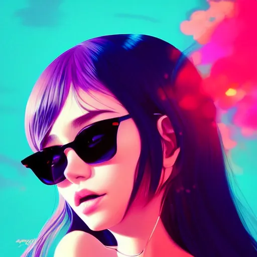 Image similar to a portrait of a beautiful disco girl, art by ilya kuvshinov and wlop and artgerm and josan gonzalez, digital art, highly detailed, intricate, sharp focus, trending on artstation hq, deviantart, pinterest, unreal engine 5, 4 k uhd image