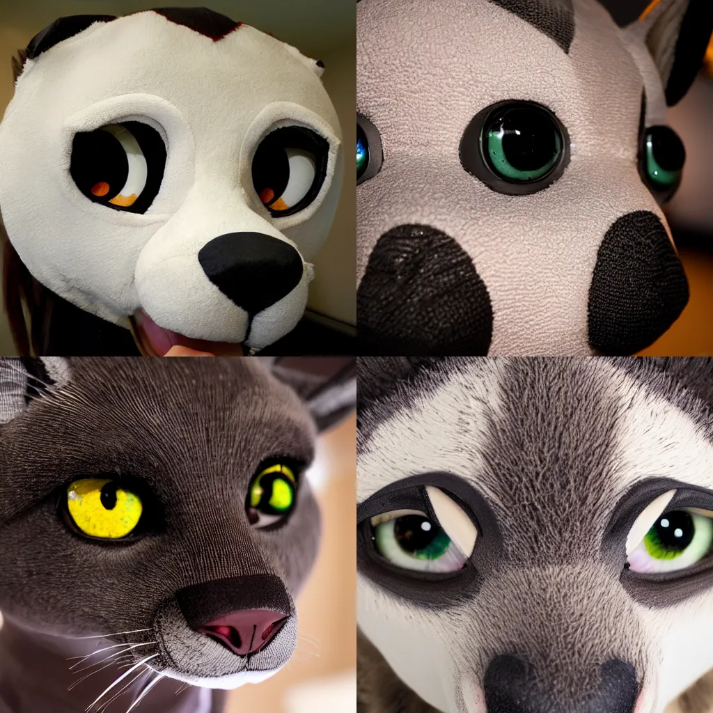 Prompt: fursuit eyes