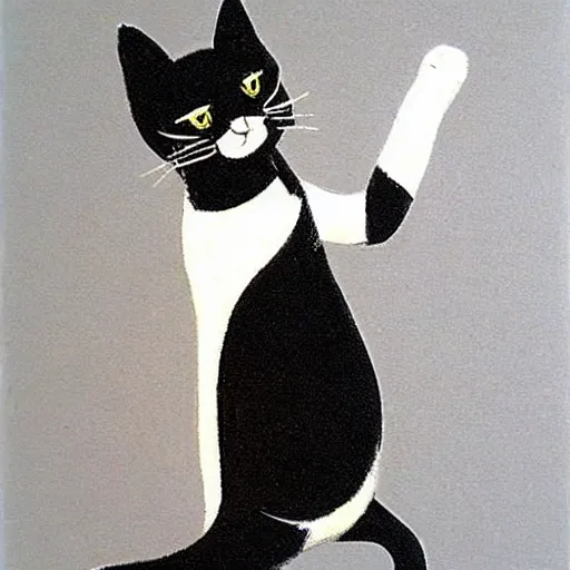 Image similar to cat dancing