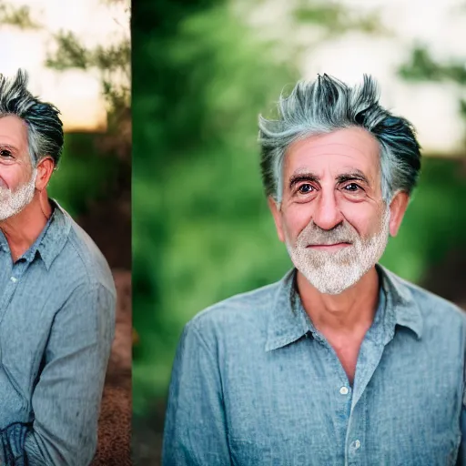 Prompt: portrait photo still of rick sanchez real life, 8 k, 8 5 mm f 1. 8