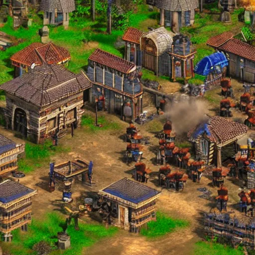 Image similar to age of empires ii town square