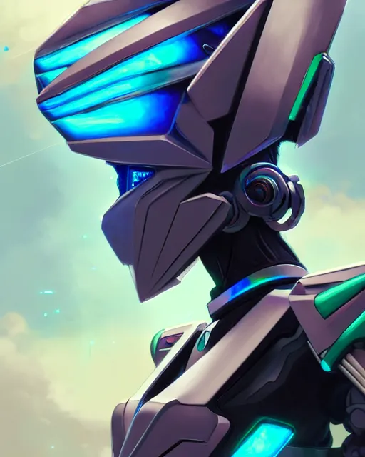 Prompt: uncropped iridescent feminine mecha ( with futuristic jet armor and wings ) with a heart visor helmet, symphogear, full body character portrait, hi - tech, trending on artstation, rave armor, digital painting, concept art, sharp focus, illustration, art by wlop and greg rutkowski