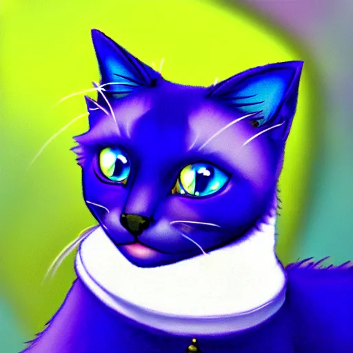 Image similar to a sapphire cat