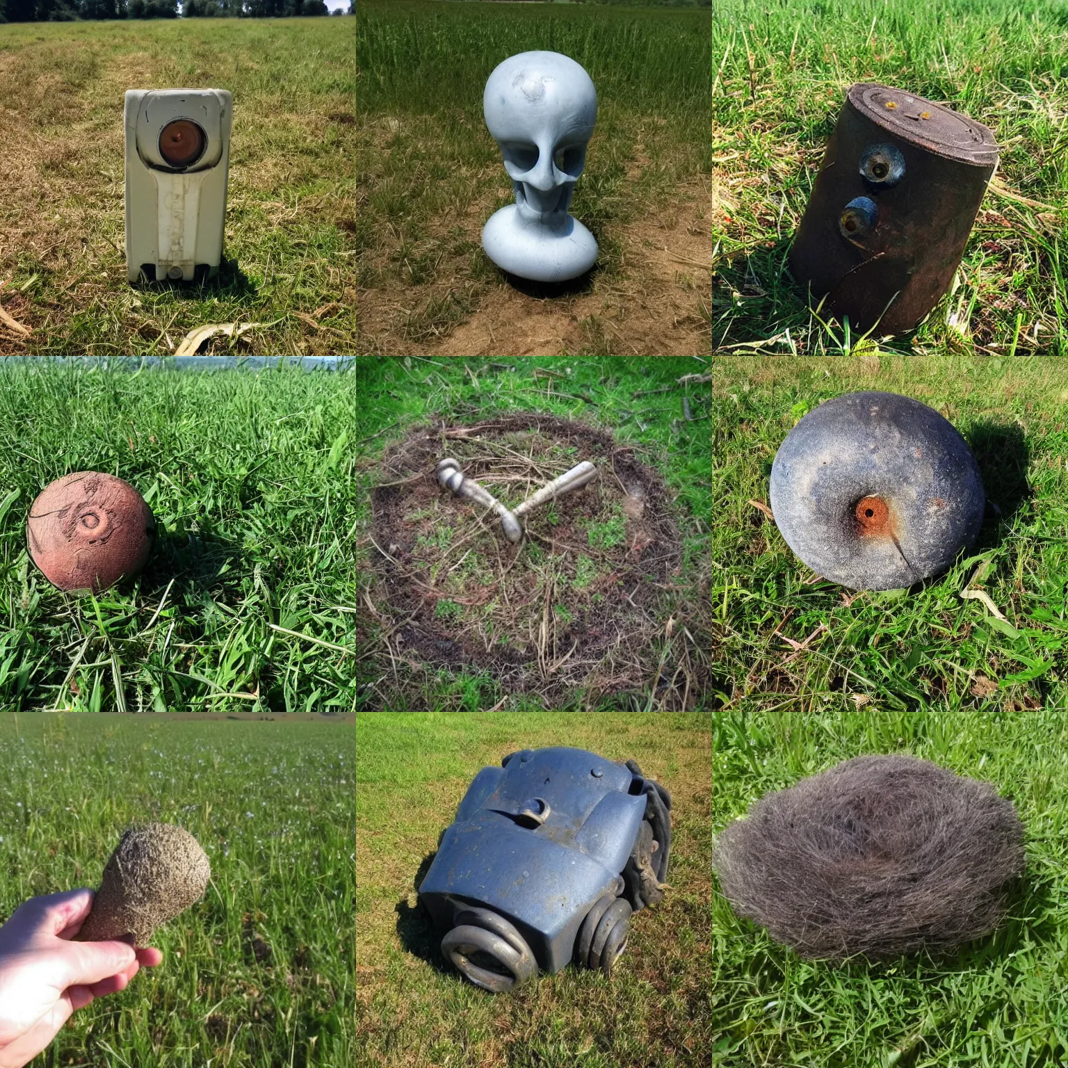 Prompt: i found this thing in a field, what is it