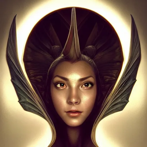 Image similar to Perfectly-centered portrait-photograph of a Winged Dragon, lifelike, super highly detailed, professional digital painting, artstation, concept art, smooth, sharp focus, extreme illustration, Unreal Engine 5, Photorealism, HD quality, 8k resolution, cinema 4d, 3D, beautiful, cinematic, art by artgerm and greg rutkowski and alphonse mucha and loish and WLOP