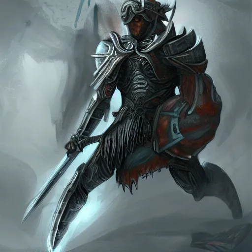 Image similar to Dream warrior fighting demons in lucid dreams, concept art dream armor, astonishing detail, smooth lines, razor sharp focus, amazing composition, award winning