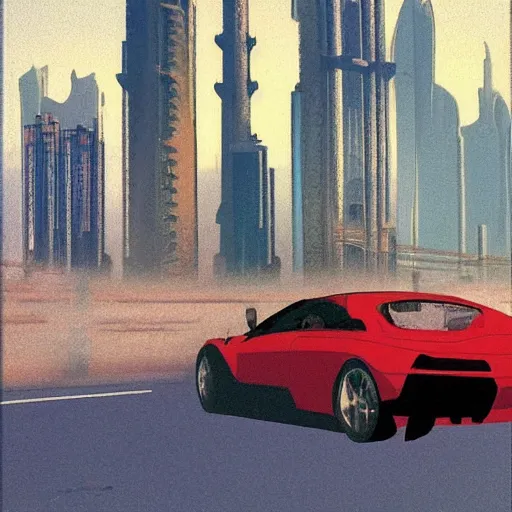 Image similar to gta : dubai by francis bacon