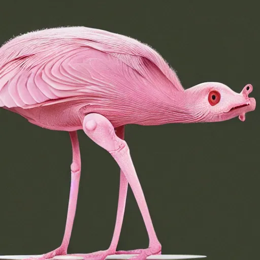 Image similar to a featherless biped