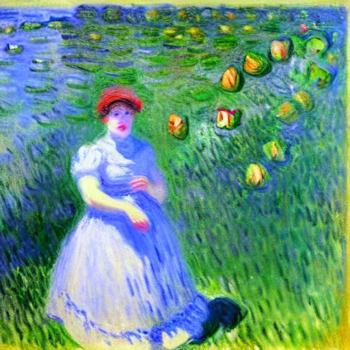 Image similar to apple by monet,