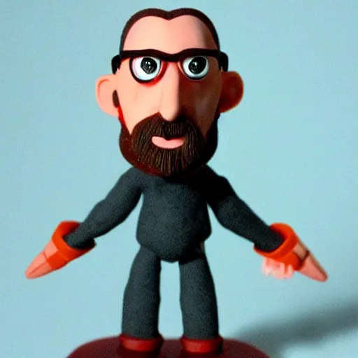 Image similar to Gordon Freeman, claymation