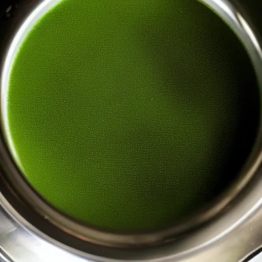 Image similar to brewing universe soup, green steam rising from soup