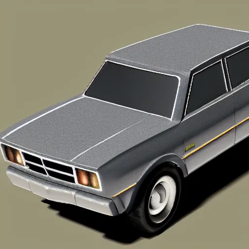 Image similar to Render of a SUV in Super Mario 64