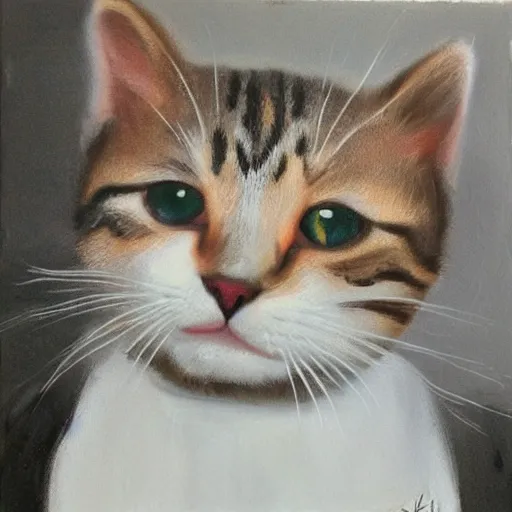 Image similar to portrait of a a pretty kitty