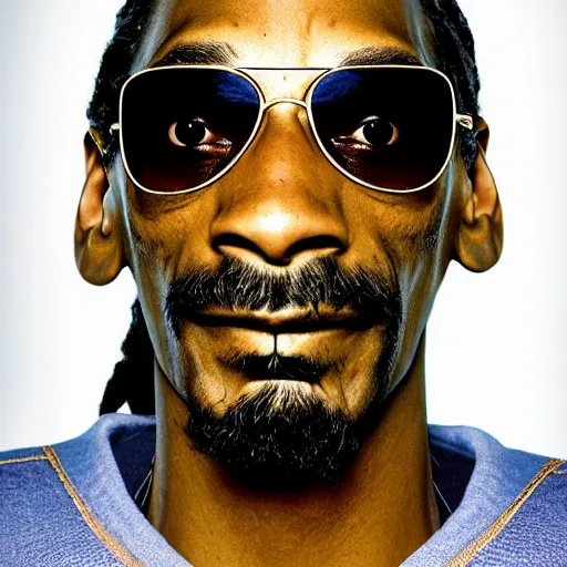 Prompt: snoop dogg but his eyes are replaced with weed buds soft portrait photography by jonathan zawada