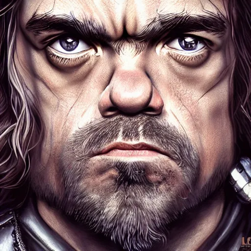 Image similar to peter dinklage as legolas, digital painting, extremely detailed, 4 k, intricate, brush strokes, mark arian, artgerm, bastien lecouffe - deharme