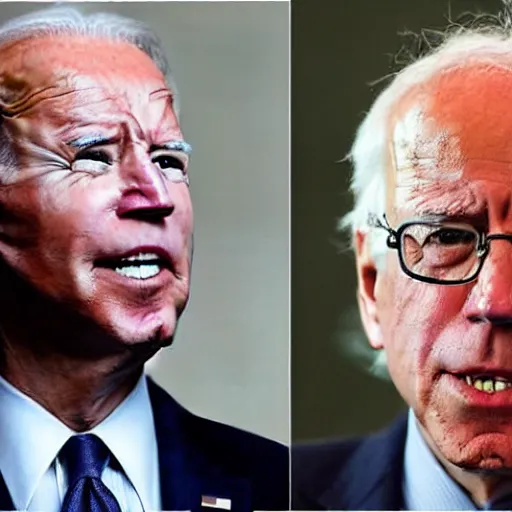 Image similar to joe biden mixed with bernie sanders