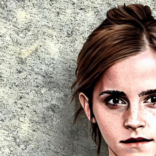 Prompt: emma watson as a prisoner