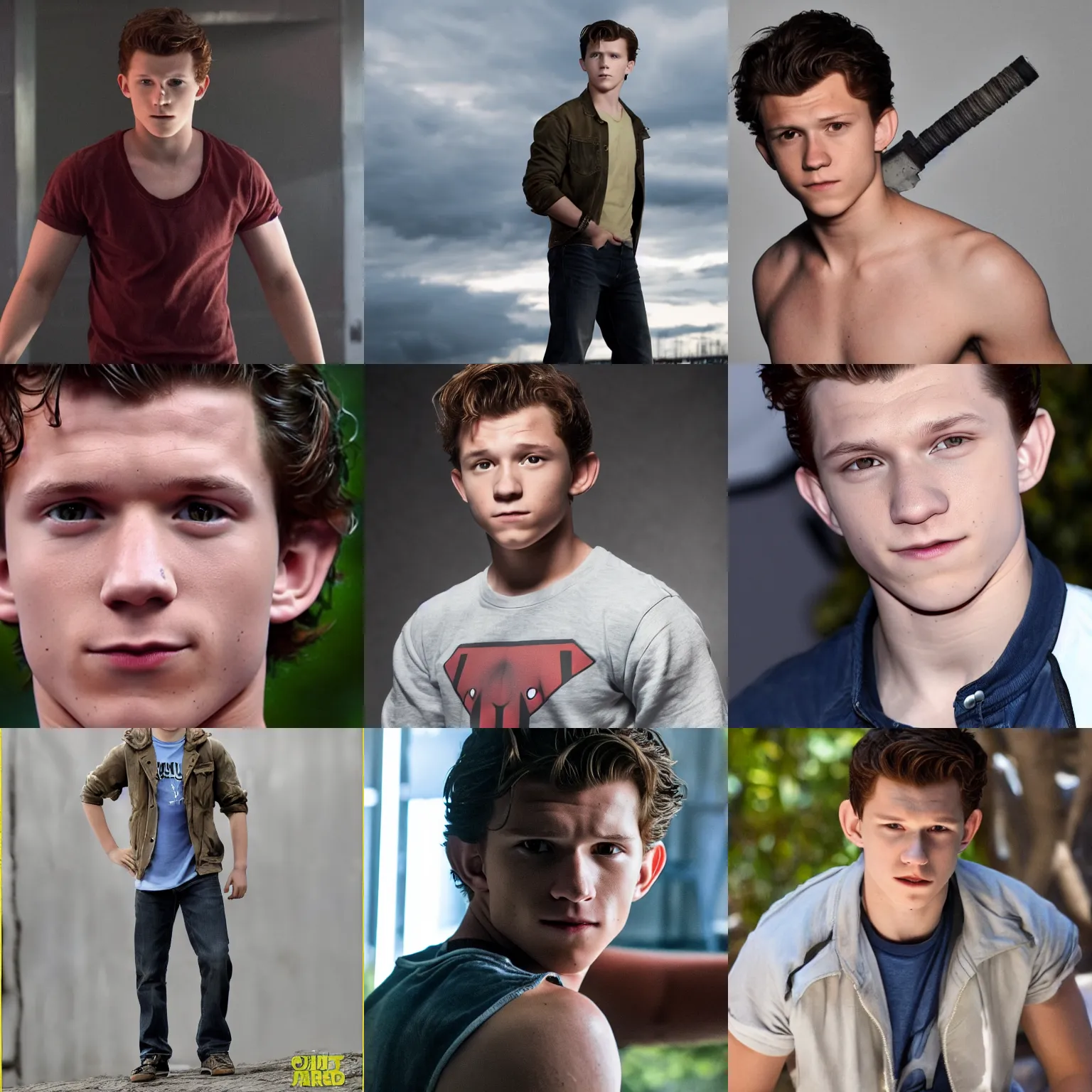 Prompt: tom holland teen wolf