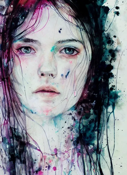 Prompt: sophia by agnes cecile