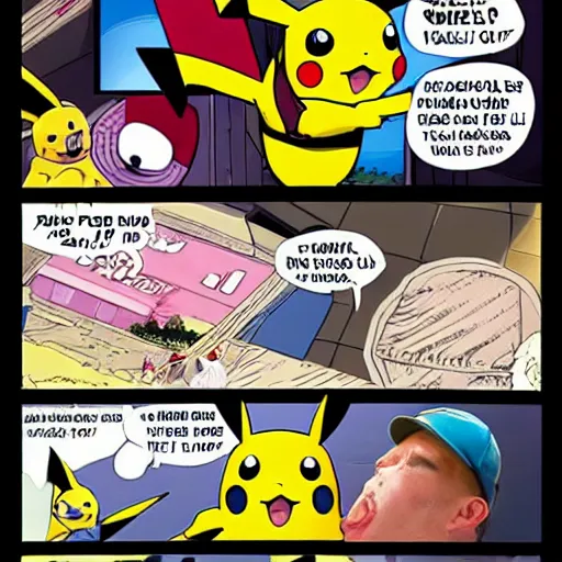 Prompt: pikachu vs spidermand
