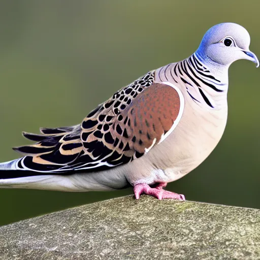 Image similar to turtle dove hybrid, real life, realistic, national geographic