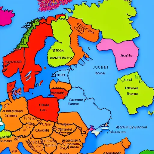 Image similar to map of all the countries in europe