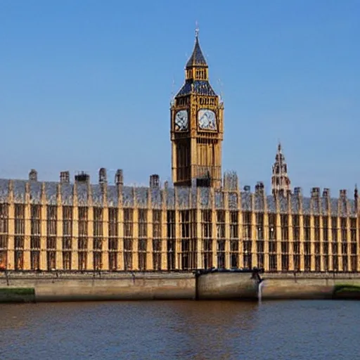 Image similar to uk parliament in style of us congress