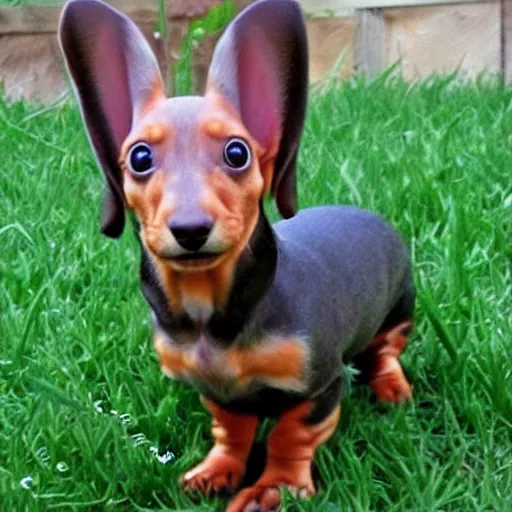 Prompt: dachshund bunny hybrid