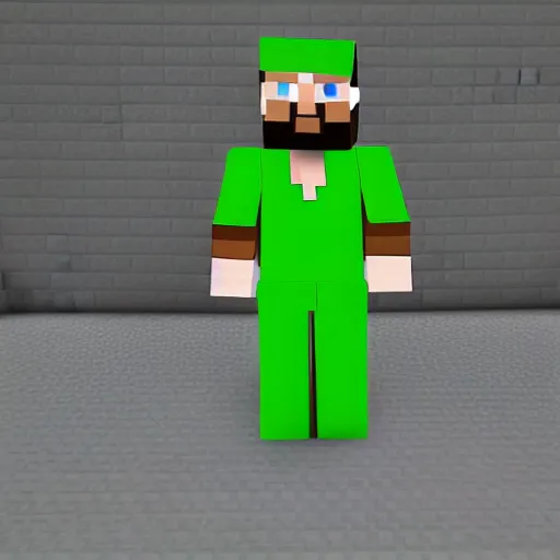 Prompt: walter white as a minecraft skin, 4 k detailed, minecraft skin