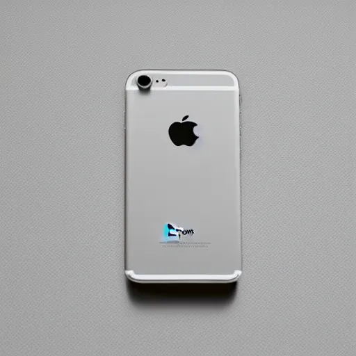 Prompt: Apple Iphone, in style of classicism, render, white background