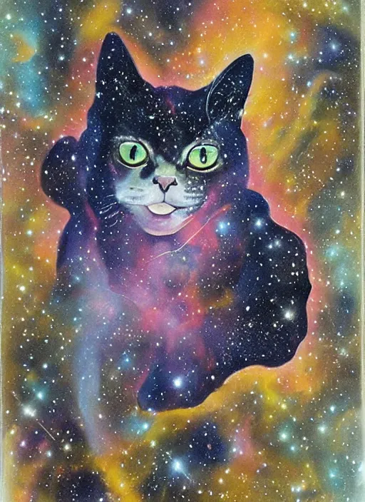 Prompt: cat nebula