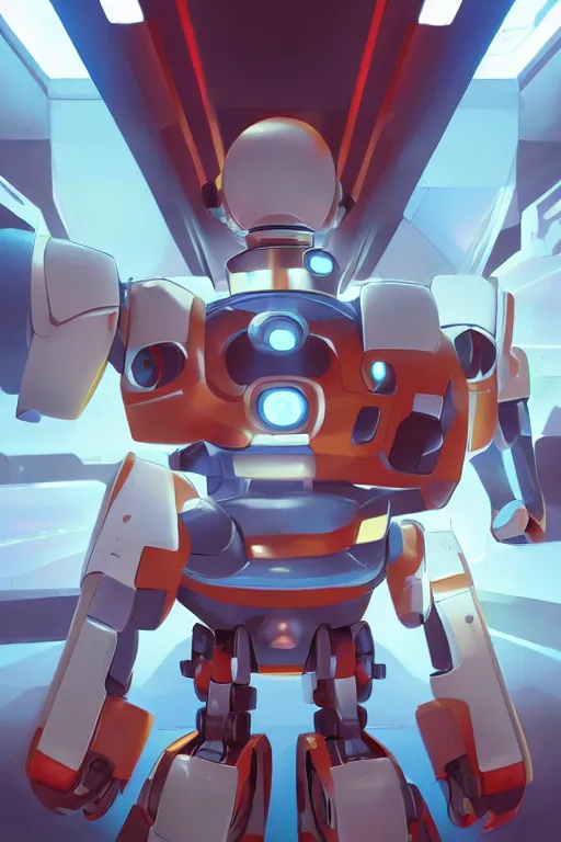 Image similar to metabots medabots medarotto medarot robot minimalist comics, behance hd by jesper ejsing, by rhads, makoto shinkai and lois van baarle, ilya kuvshinov, rossdraws global illumination ray tracing hdr radiating a glowing aura