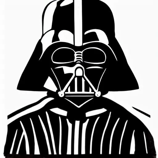 Prompt: darth vader, pop art