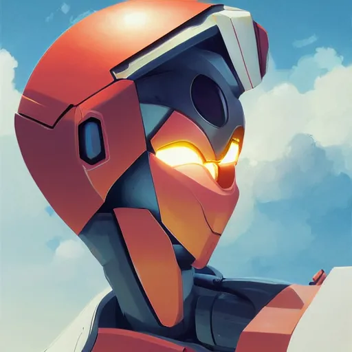 Image similar to face icon stylized minimalist robotech, loftis, cory behance hd by jesper ejsing, by rhads, makoto shinkai and lois van baarle, ilya kuvshinov, rossdraws global illumination