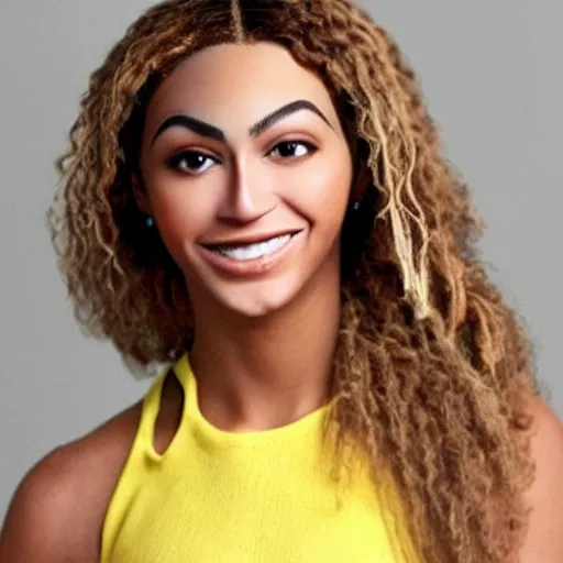 Image similar to bee with human face resembling beyonce