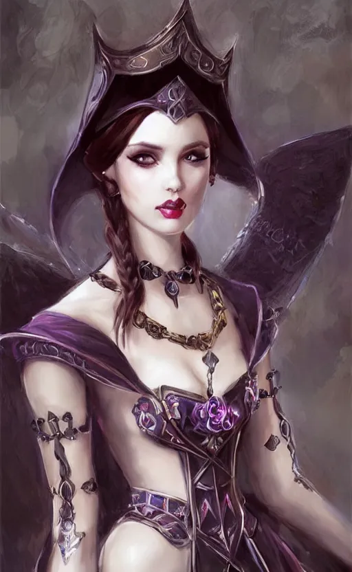 Image similar to Alchemy Imperial Princess knight gothic girl. By Konstantin Razumov, highly detailded