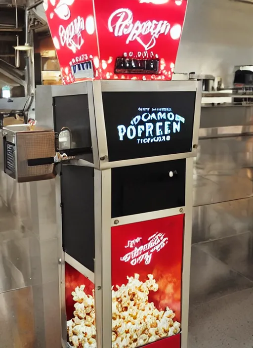 Image similar to movie theatre popcorn machine