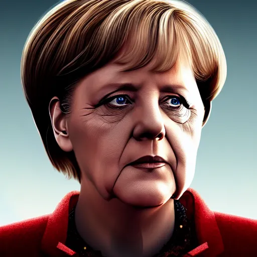 Prompt: angela merkel in westworld high detailed, beautiful, trending on artstation perfectly detailed, high quality