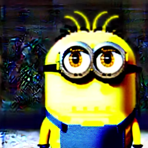 Image similar to A highly detailed anatomy of a minion