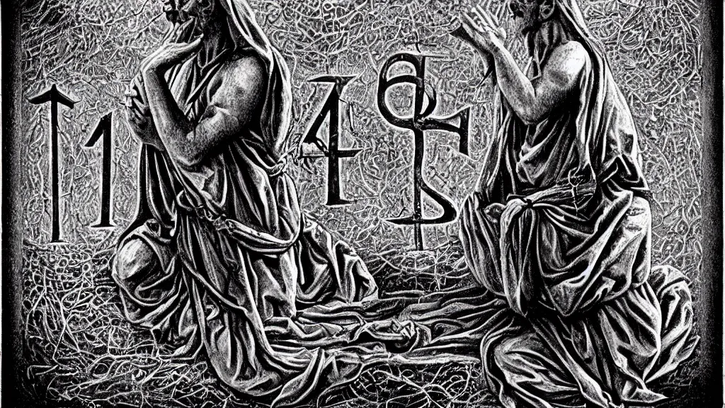 Image similar to as in prayer all the arms to twelve numerals built of coal firewalk pull me out of the shame father time forgive thy sins, showing mercy to abiding short sightedness i have been a fool to linger on this body, how could i ever escape shackled to the nature of my sardonic phrase, cinematic, highly detailed, by jon mess