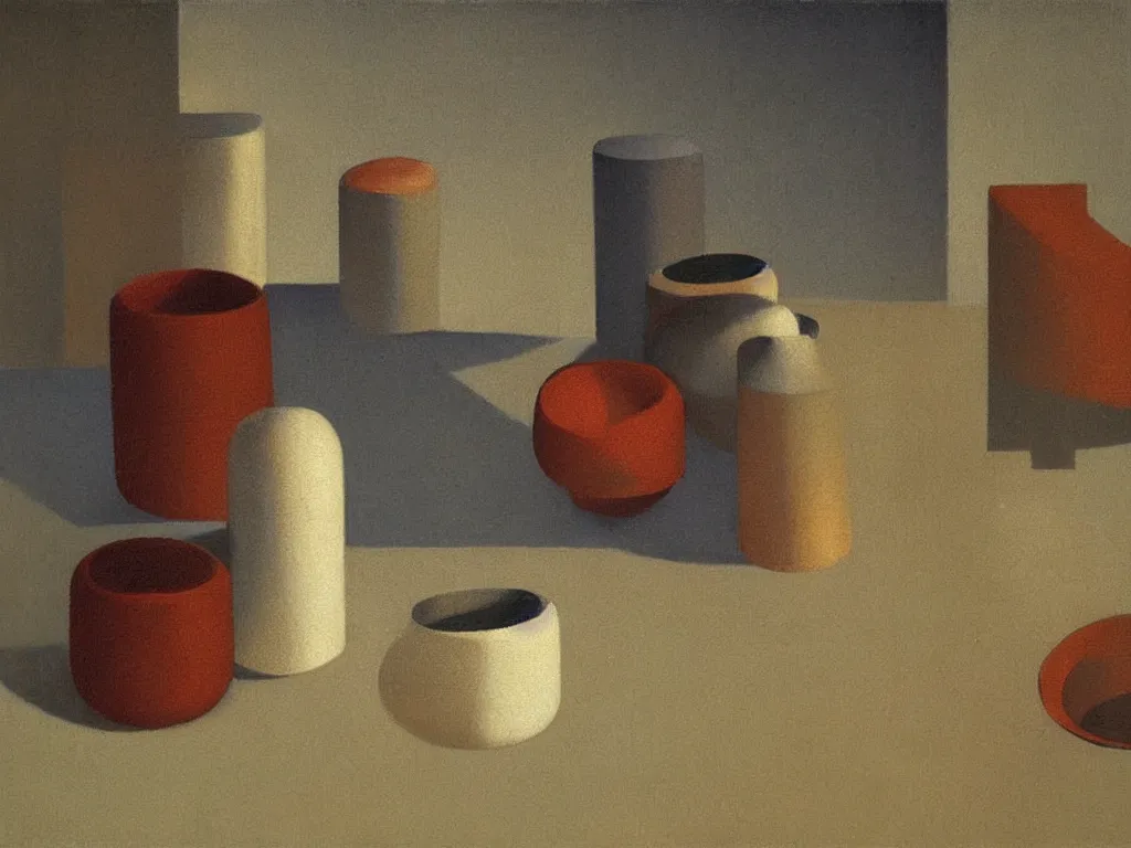 Image similar to chambers of the heart. Painting by Morandi, Agnes Pelton