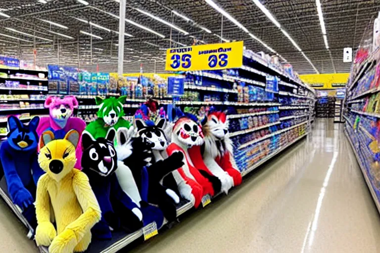 Image similar to photo of fursuits for sale at walmart