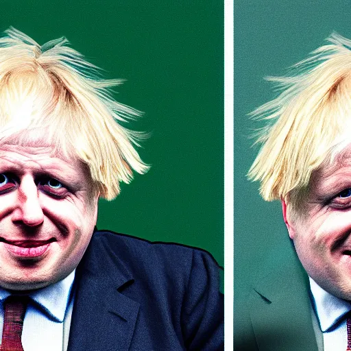 Prompt: Boris Johnson is a Joker, hyperrealistic, digital