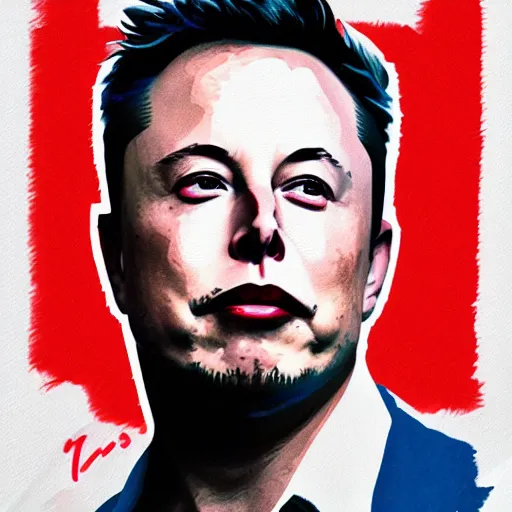 Prompt: portrait of elon musk made by meat
