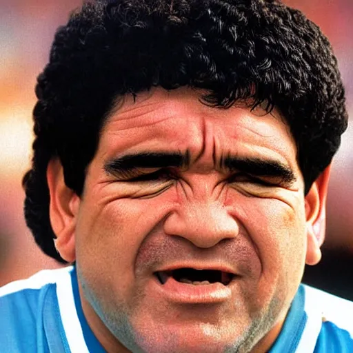 Image similar to maradona face photograph