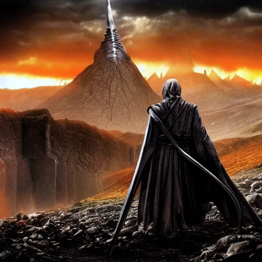 Prompt: Mordor lord of the rings