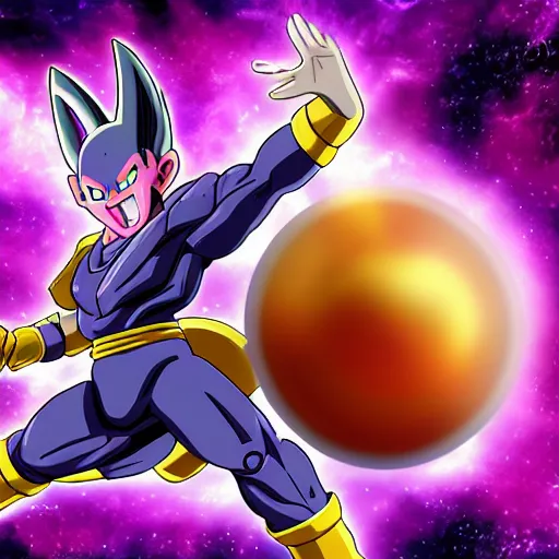 Image similar to beerus full power from dragon ball super