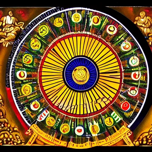 Image similar to the wheel of dhamma