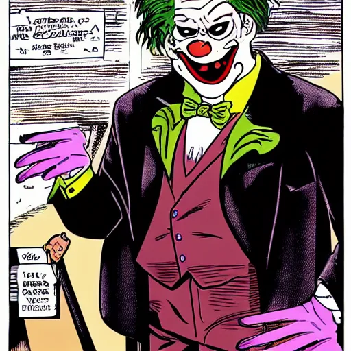 Image similar to Garfield as the Joker